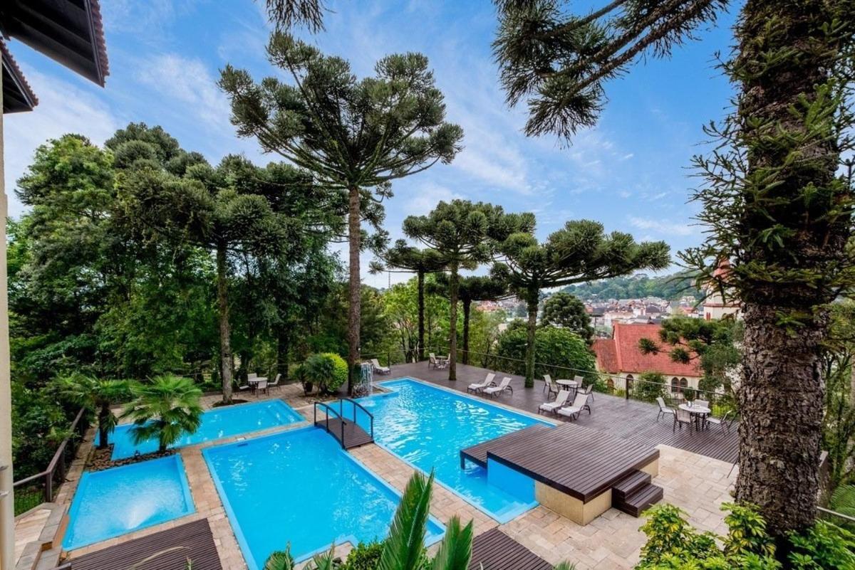 Completo 2 Suites No Wish Resort No Centro Gramado Ngoại thất bức ảnh